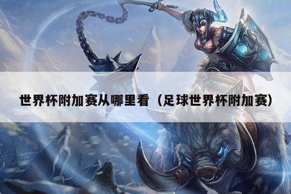 世界杯附加赛从哪里看（足球世界杯附加赛）